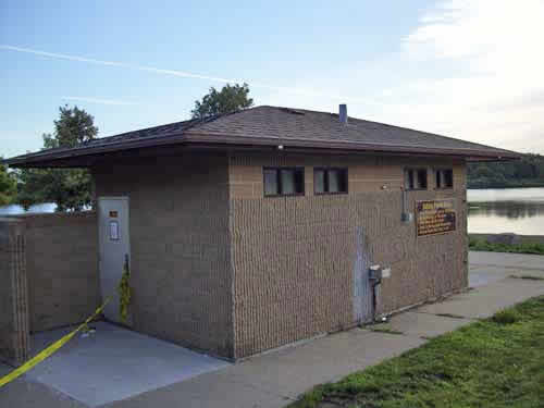 George Wyth Park beach area bathroom remodel in Cedar Falls Iowa - Public facilities remodel project