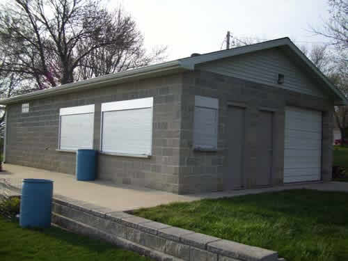 Concession Stand at the Raymond Ball Diamond Softball Complex in Raymond, Iowa